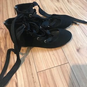 High Top Lace Up Rebecca Minkoff Flats